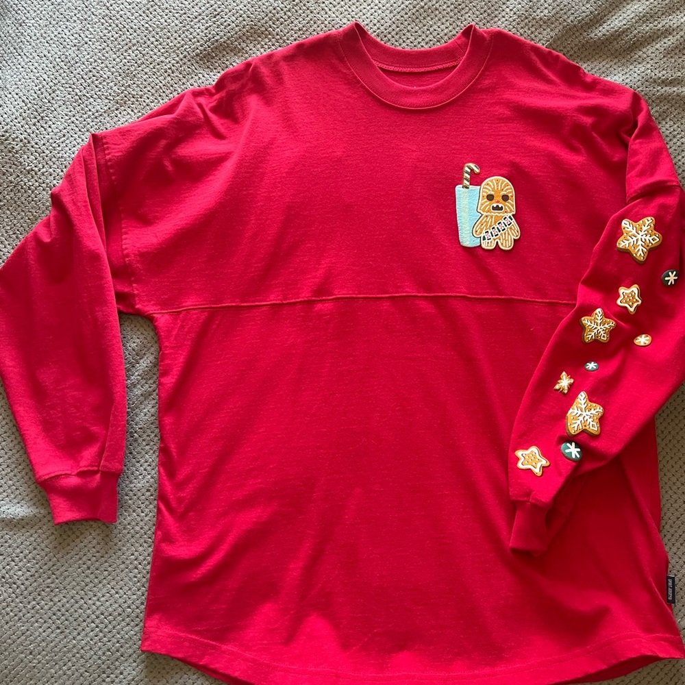 Disney parks Star Wars Christmas theme sweater shirt